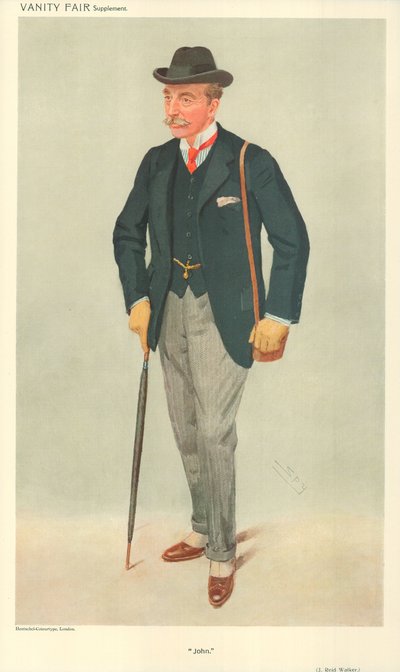 Mr J Reid Walker, John, 12 maggio 1909, caricatura di Vanity Fair da Leslie Matthew Ward